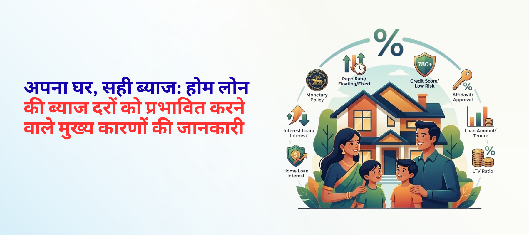 अपना घर, सही ब्याज: होम लोन की ब्याज दरों को प्रभावित करने वाले मुख्य कारणों की जानकारी