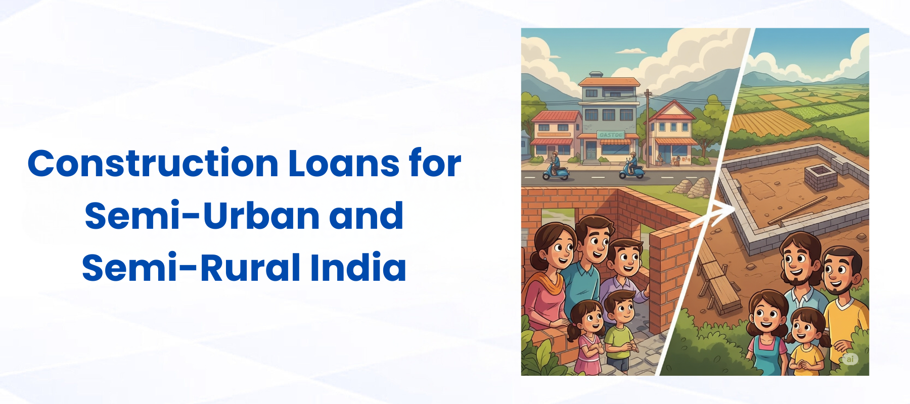 Construction Loans for Semi-Urban and Semi-Rural India: Building Your Future with Aavas Financiers