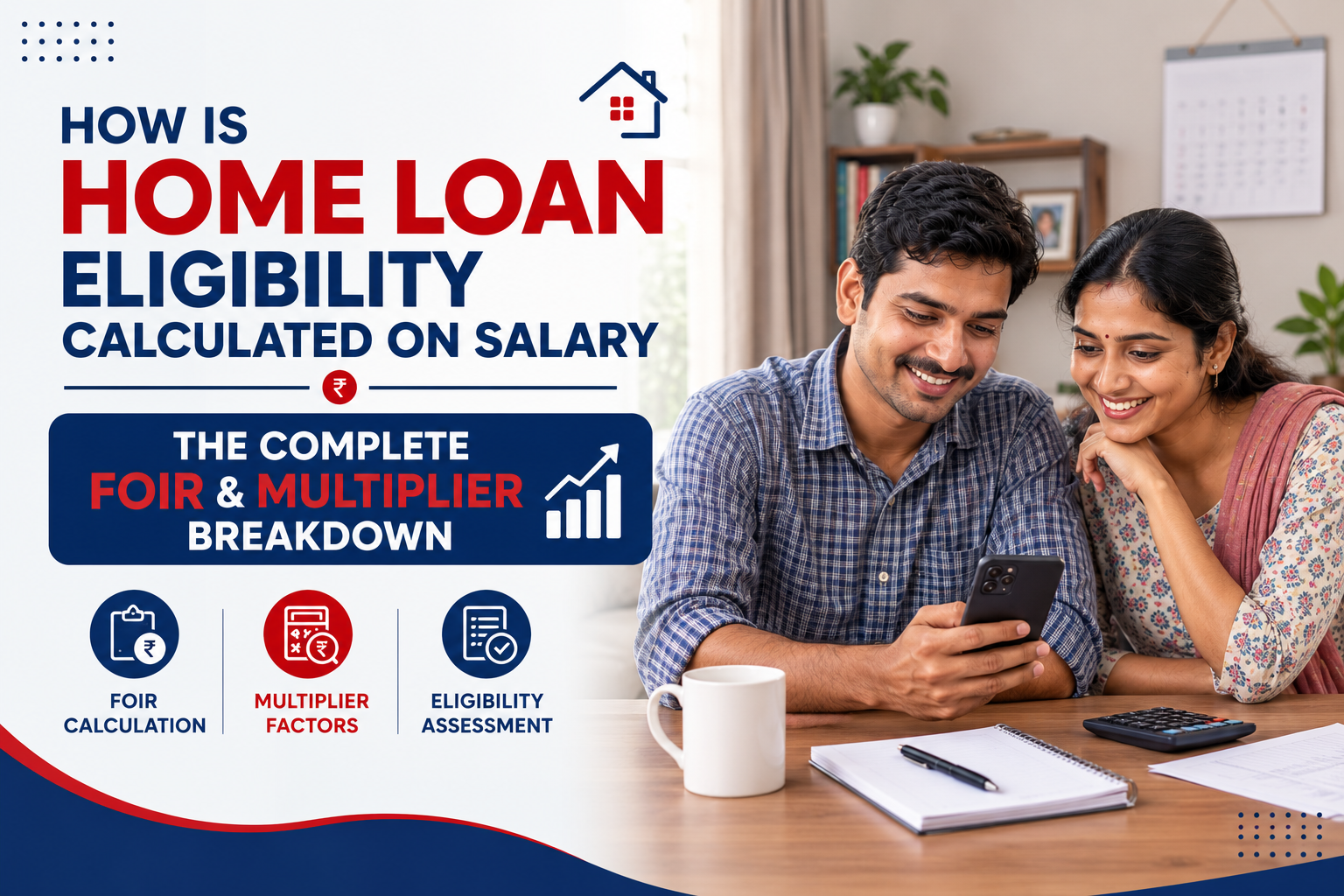 How Is Home Loan Eligibility Calculated on Salary? The Complete FOIR & Multiplier Breakdown