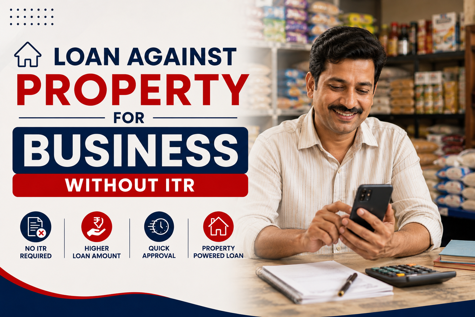 Loan Against Property for Business Without ITR: A Complete Guide