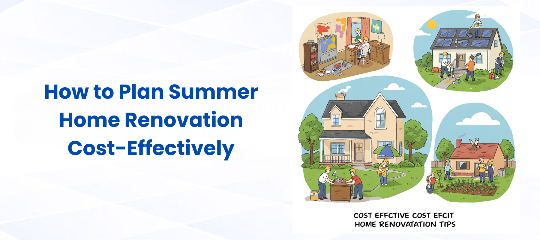 How to Plan Summer Home Renovation Cost-Effectively