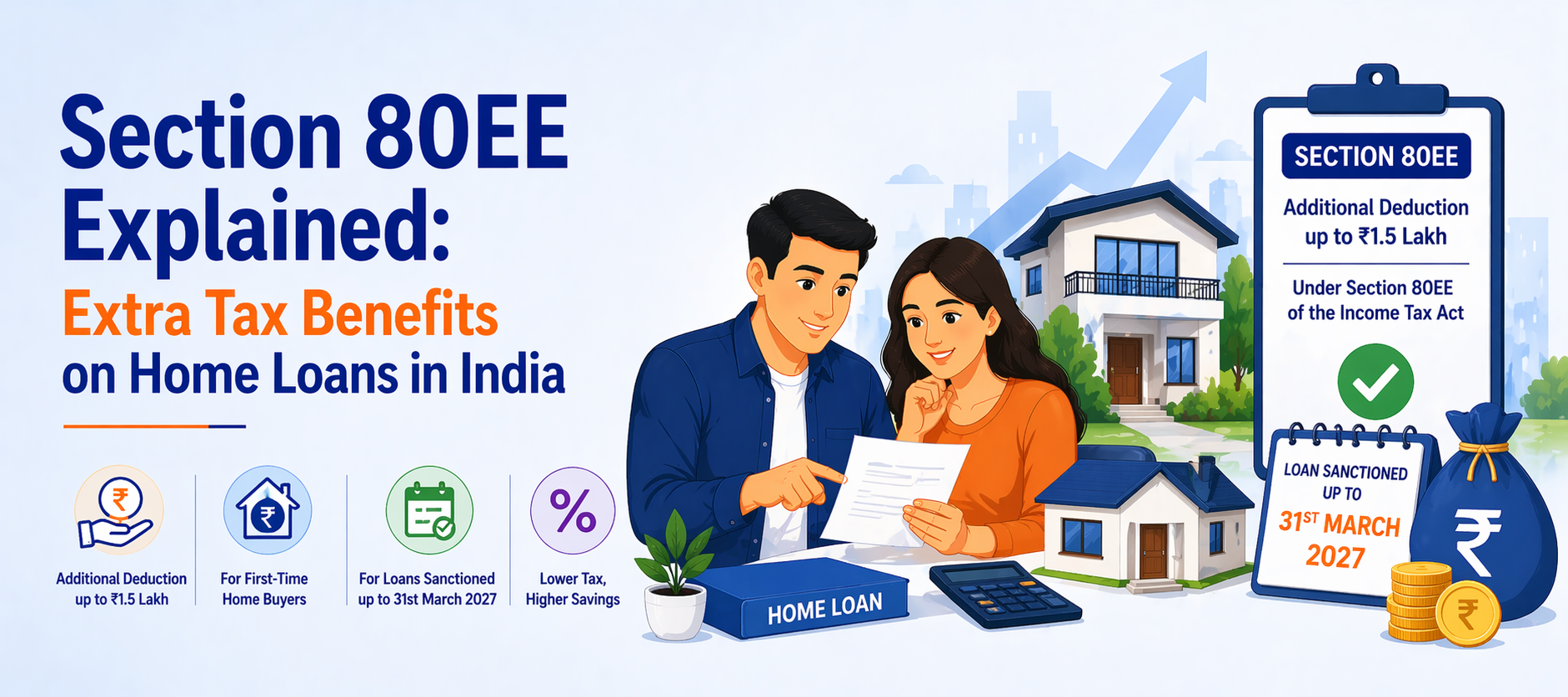 Section 80EE Explained: Extra Tax Benefits on Home Loans in India