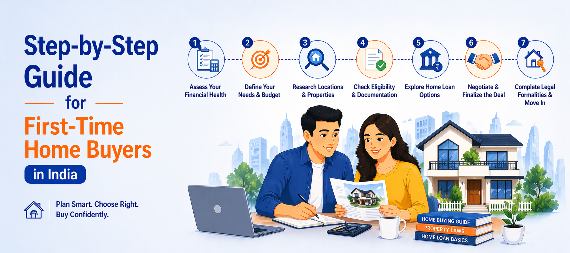 Step-by-Step Guide for First-Time Home Buyers in India
