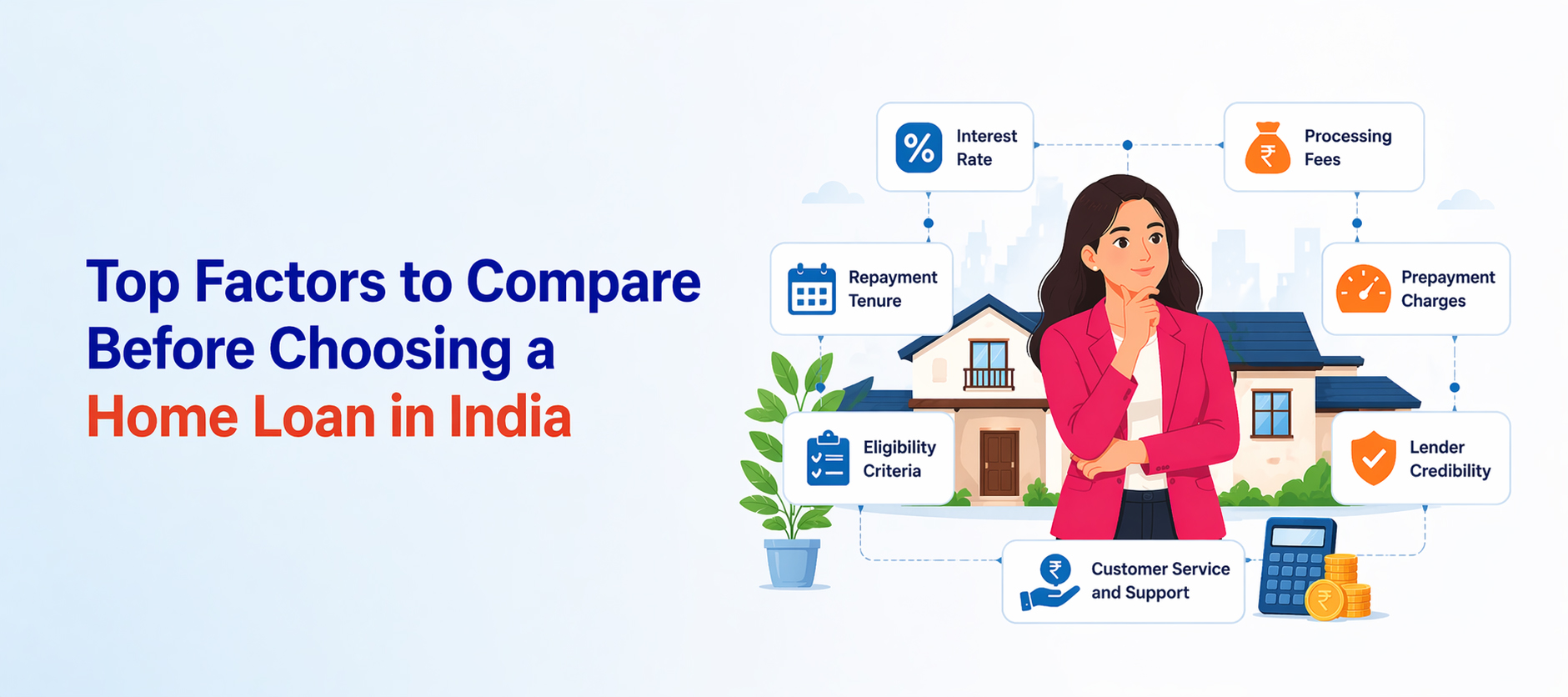 Top Factors to Compare Before Choosing a Home Loan in India